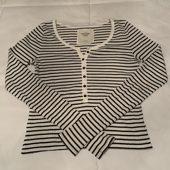 slim ribbed henley - Picture 2 of 3